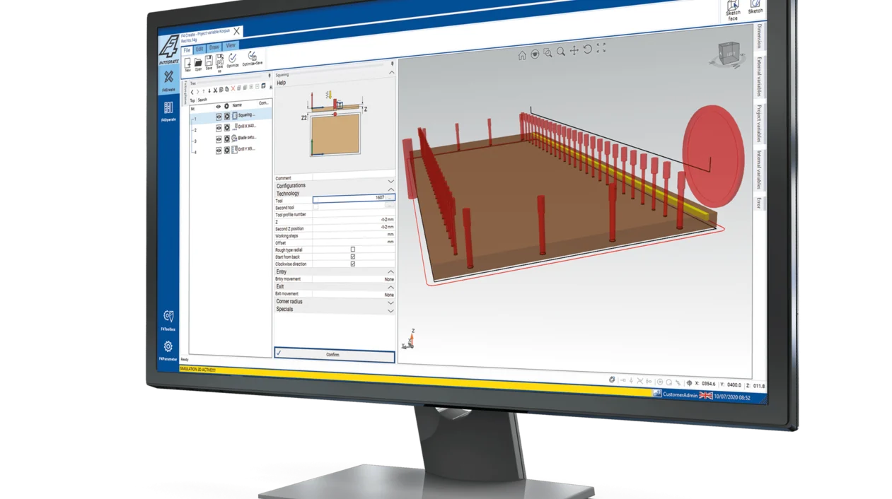 F4®Integrate – Die richtungsweisende CNC-Software